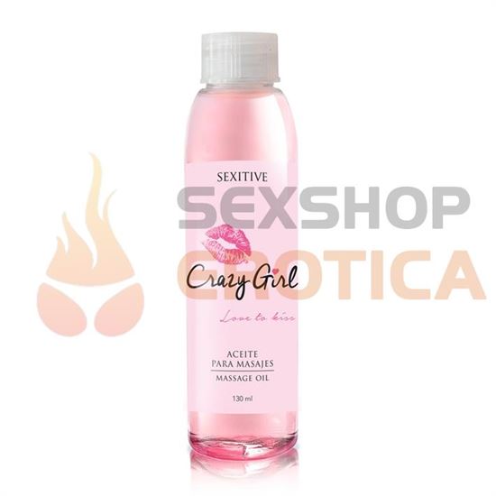 Aceite para masajes Crazy Girl 130ml